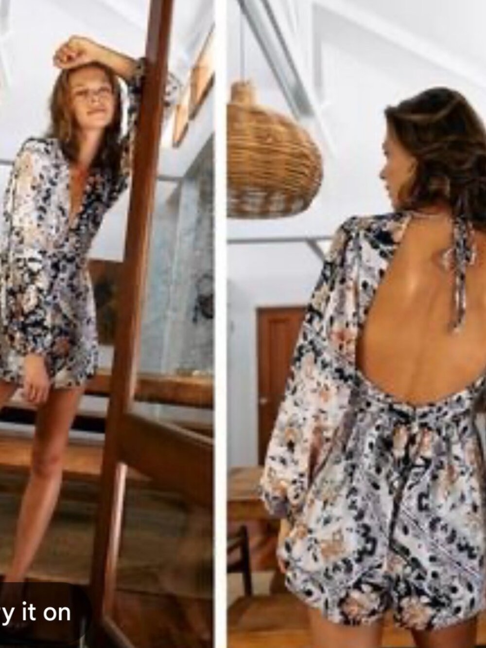 Free People Floral Jumpsuit (only worn once!)